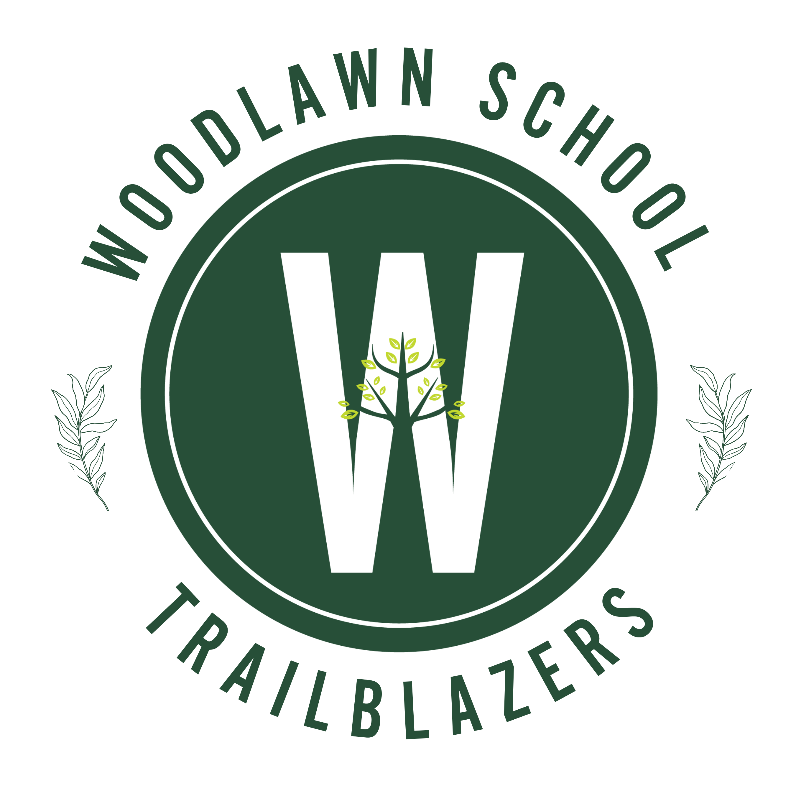 Woodlawn School Trailblazer Mark - Cloud White (1)